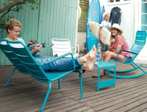 Fermob Terrassenmöbel^Luxembourg Tisch/Fußstütze, baumwollweiß