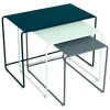 Fermob Terrassenmöbel^Oulala Satztisch, 3er-Set, Retro bouquet