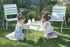 Fermob Terrassenmöbel^Oulala Satztisch, 3er-Set, Sorbet