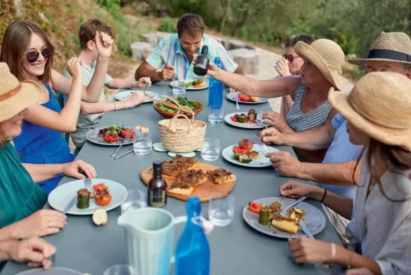Fermob Terrassenmöbel^Ribambelle Ausziehtisch, XL, Acapulcoblau