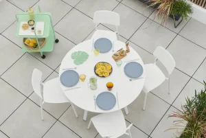 Fermob Terrassenmöbel^Studie Stuhl, Graugrün