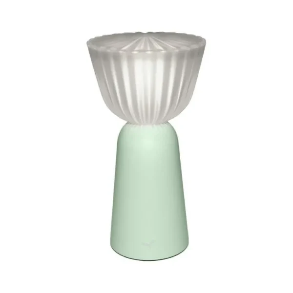 Pedestal Tischlampen | Tragbare Lampen-Fermob Swiing tragbare Tischleuchte, 20 cm, Eisminze