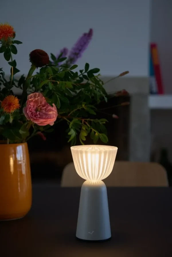 Mono Light Tischlampen | Tragbare Lampen-Fermob Swiing tragbare Tischleuchte, 20 cm, lehmgrau