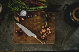 Fiskars Außenküche^Kochmesser Norden, groß