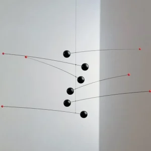 Flensted Mobiles Dekorationsgegenstände^Futura Mobile, Schwarz