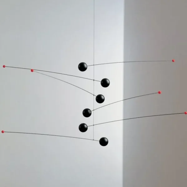Flensted Mobiles Dekorationsgegenstände^Futura Mobile, Schwarz