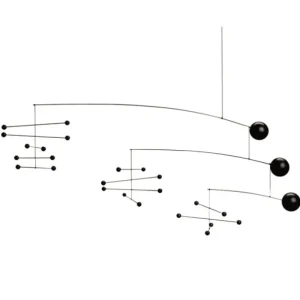 Flensted Mobiles Dekorationsgegenstände^Symphony Mobile, schwarz