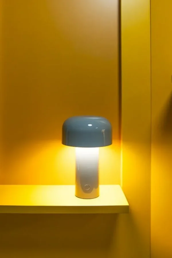 FDB Mu00f8bler Tischlampen | Tragbare Lampen-Flos Bellhop Tischleuchte, Graublau