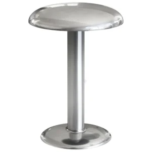 Louis Poulsen Tischlampen | Tragbare Lampen-Flos Gustave Tischleuchte, poliertes Silber