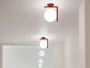 Flos Wandleuchten | Deckenleuchten-IC C/W2 Wand/Deckenleuchte, verchromt