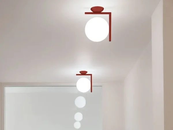 Flos Wandleuchten | Deckenleuchten-IC C/W2 Wand/Deckenleuchte, verchromt