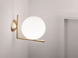 Flos Wandleuchten | Deckenleuchten-IC C/W2 Wand/Deckenleuchte, verchromt
