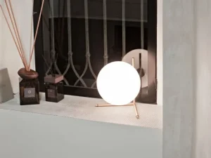 Artemide Tischlampen-Flos IC T2 Tischleuchte, verchromt