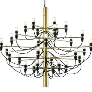 Fritz Hansen Deckenleuchten-Flos Kronleuchter 2097/30, Messing