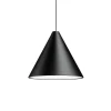 Audo Copenhagen Deckenleuchten-Flos String Light Cone Kopfleuchte, 12 m Kabel, Schwarz