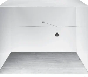 Audo Copenhagen Deckenleuchten-Flos String Light Cone Kopfleuchte, 12 m Kabel, Schwarz