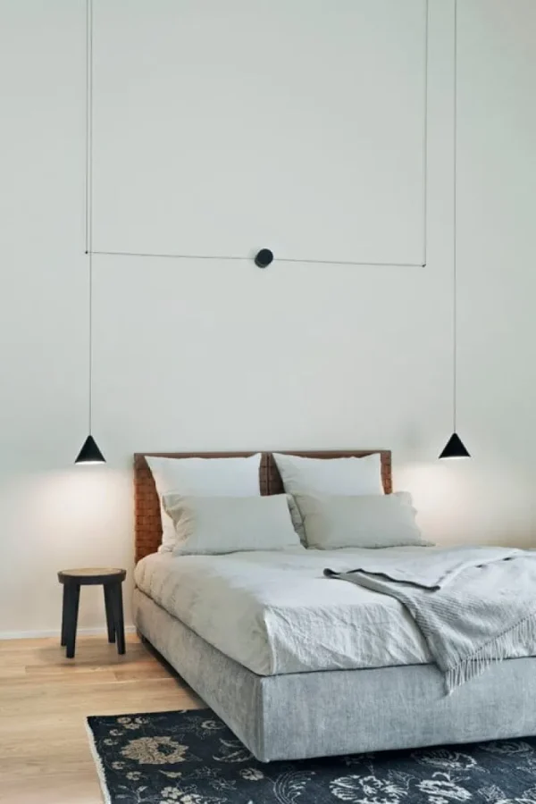 Audo Copenhagen Deckenleuchten-Flos String Light Cone Kopfleuchte, 12 m Kabel, Schwarz