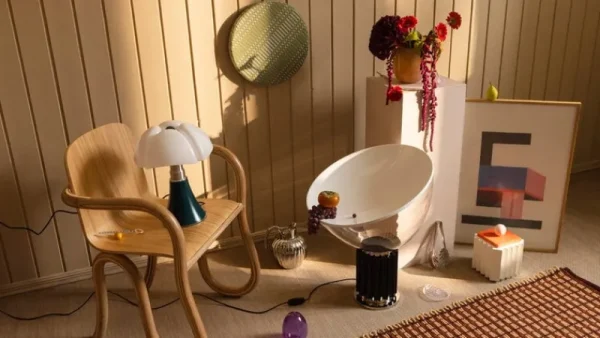 Flos Tischlampen-Tischleuchte Taccia, schwarz