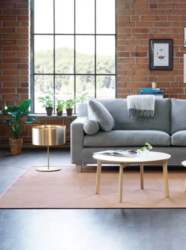 Design House Stockholm Tische-Fogia Area Couchtisch, hoch, Eiche lackiert