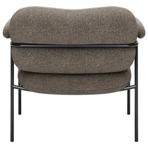 Fogia Sitzgelegenheiten-Bollo Loungesessel, Main Line Flax 26 - Schwarz