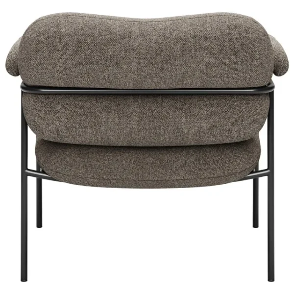 Fogia Sitzgelegenheiten-Bollo Loungesessel, Main Line Flax 26 - Schwarz