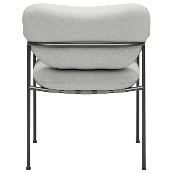 Carl Hansen & Su00f8n Sitzgelegenheiten-Fogia Bollo Stuhl, Lido 27 Silber - Schwarz