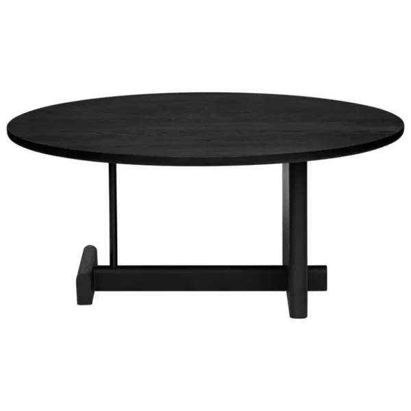 Woud Tische-Fogia Koku Couchtisch H35, Eiche schwarz