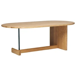 Woud Tische-Fogia Koku Couchtisch, oval, Eiche lackiert