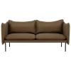 Hem Sofas Und Liegen-Fogia Tiki 2-Sitzer Sofa, Jubiläumsausgabe, schwarz Stahl - Vintage Tabak