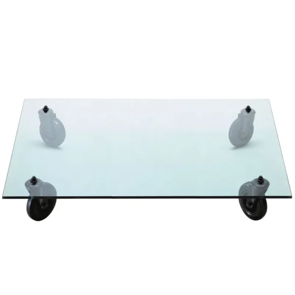 Hem Tische-FontanaArte Couchtisch Tavolo con Ruote, 140 x 70 x 25 cm