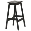 Lepo Product Sitzgelegenheiten-Form & Refine Angle Barhocker, 65 cm, Buche schwarz gebeizt