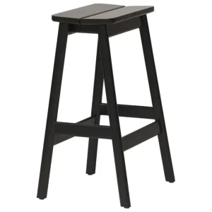 Lepo Product Sitzgelegenheiten-Form & Refine Angle Barhocker, 65 cm, Buche schwarz gebeizt