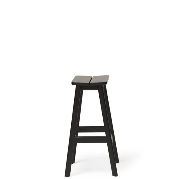 Lepo Product Sitzgelegenheiten-Form & Refine Angle Barhocker, 65 cm, Buche schwarz gebeizt