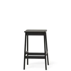Lepo Product Sitzgelegenheiten-Form & Refine Angle Barhocker, 65 cm, Buche schwarz gebeizt
