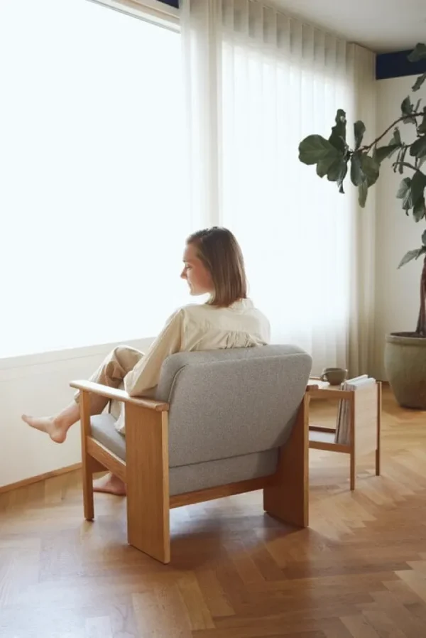 Artek Sitzgelegenheiten-Form & Refine Block Loungesessel, Eiche geölt - Gabriel Grain 61247