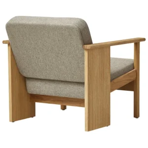 Fredericia Sitzgelegenheiten-Form & Refine Block Loungesessel, Eiche geölt - Hallingdal 65 0227