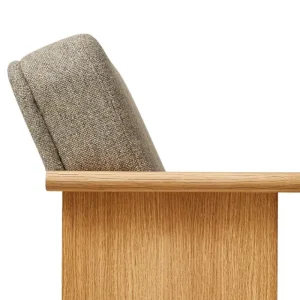 Fredericia Sitzgelegenheiten-Form & Refine Block Loungesessel, Eiche geölt - Hallingdal 65 0227