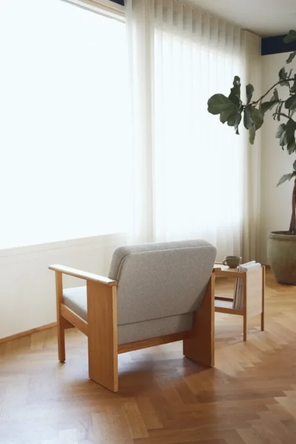 Artek Sitzgelegenheiten-Form & Refine Block Loungesessel, Eiche geölt - Gabriel Grain 61247