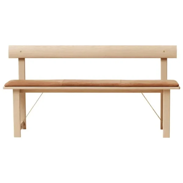 Form & Refine Kissen^Form & Refine Position Kissen 155, Leder naturfarben