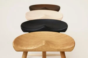 Normann Copenhagen Sitzgelegenheiten-Form & Refine Shoemaker Chair No. 78 Barhocker, Räuchereiche