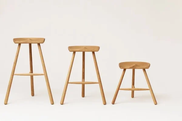 Sibast Sitzgelegenheiten-Form & Refine Shoemaker Chair No. 68 Barhocker, Eiche