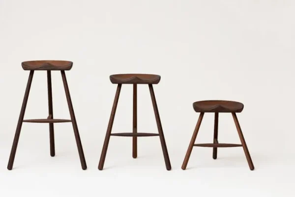 Normann Copenhagen Sitzgelegenheiten-Form & Refine Shoemaker Chair No. 78 Barhocker, Räuchereiche
