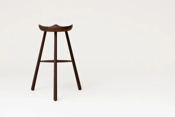 Normann Copenhagen Sitzgelegenheiten-Form & Refine Shoemaker Chair No. 78 Barhocker, Räuchereiche