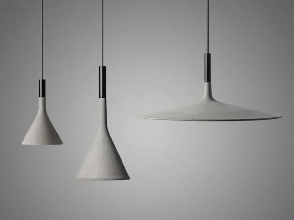 Wu00e4stberg Deckenleuchten-Foscarini Aplomb Mini Pendelleuchte, Grau