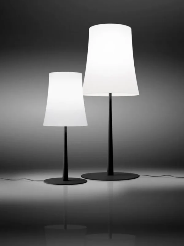 Kinder Foscarini Möbel Für Das Kinderzimmer | Tischlampen^Birdie Easy Grande Tischleuchte, Schwarz