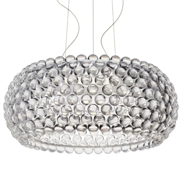 HAY Deckenleuchten-Foscarini Caboche Plus Pendelleuchte, groß, dimmbar, klar