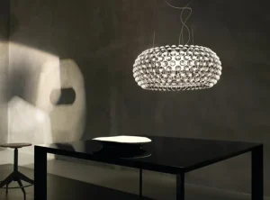 HAY Deckenleuchten-Foscarini Caboche Plus Pendelleuchte, groß, dimmbar, klar