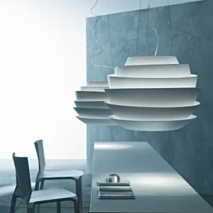 Audo Copenhagen Deckenleuchten-Foscarini Le Soleil Pendelleuchte, weiß