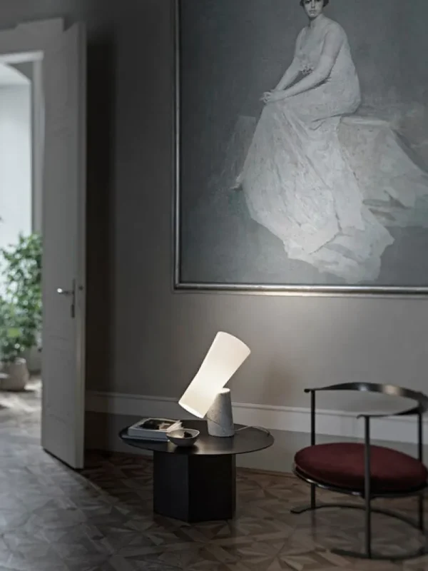Santa & Cole Tischlampen-Foscarini Nile Tischleuchte, Weiß