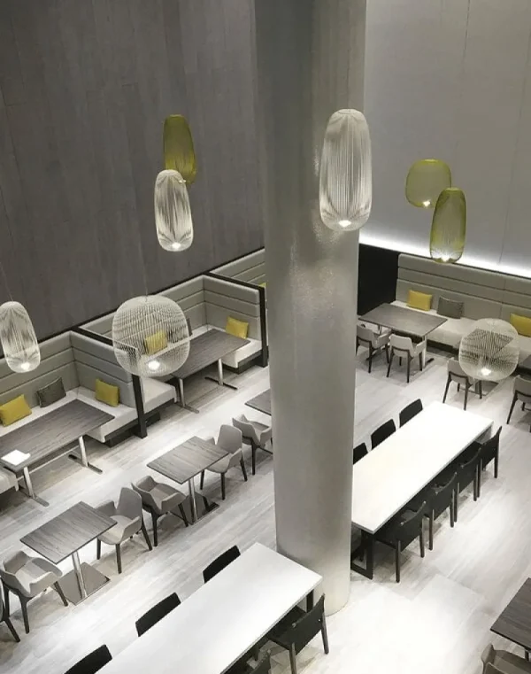 Frama Deckenleuchten-Foscarini Spokes 1 Pendelleuchte, dimmbar, Weiß